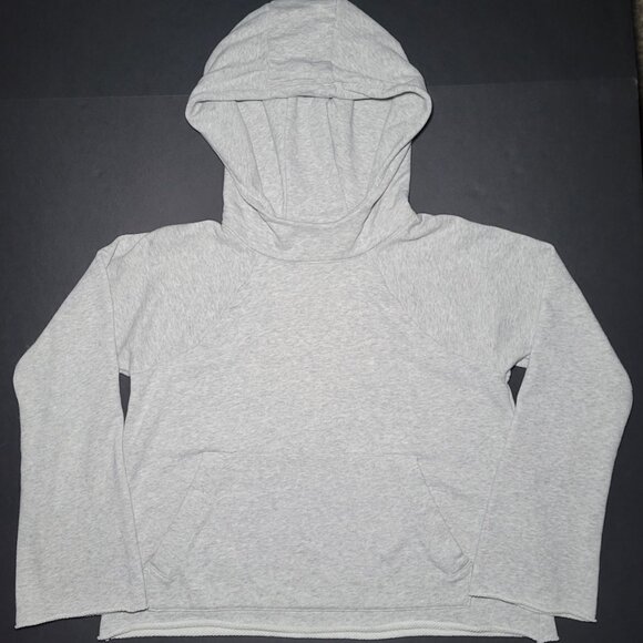 Athleta Womens Swing French Terry Gray Pullover Hoodie Size Medium - Picture 1 of 12